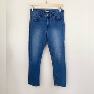 ✨5 FOR $25✨ H&M Cropped Straight Capri Blue Jeans 24”inseam